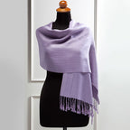 Πασμίνα Μονόχρωμη Αιγαίον Purple